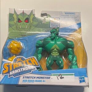 Hasbro Stretch Armstrong Flex Fighters Stretch Monster - Green and Yellow